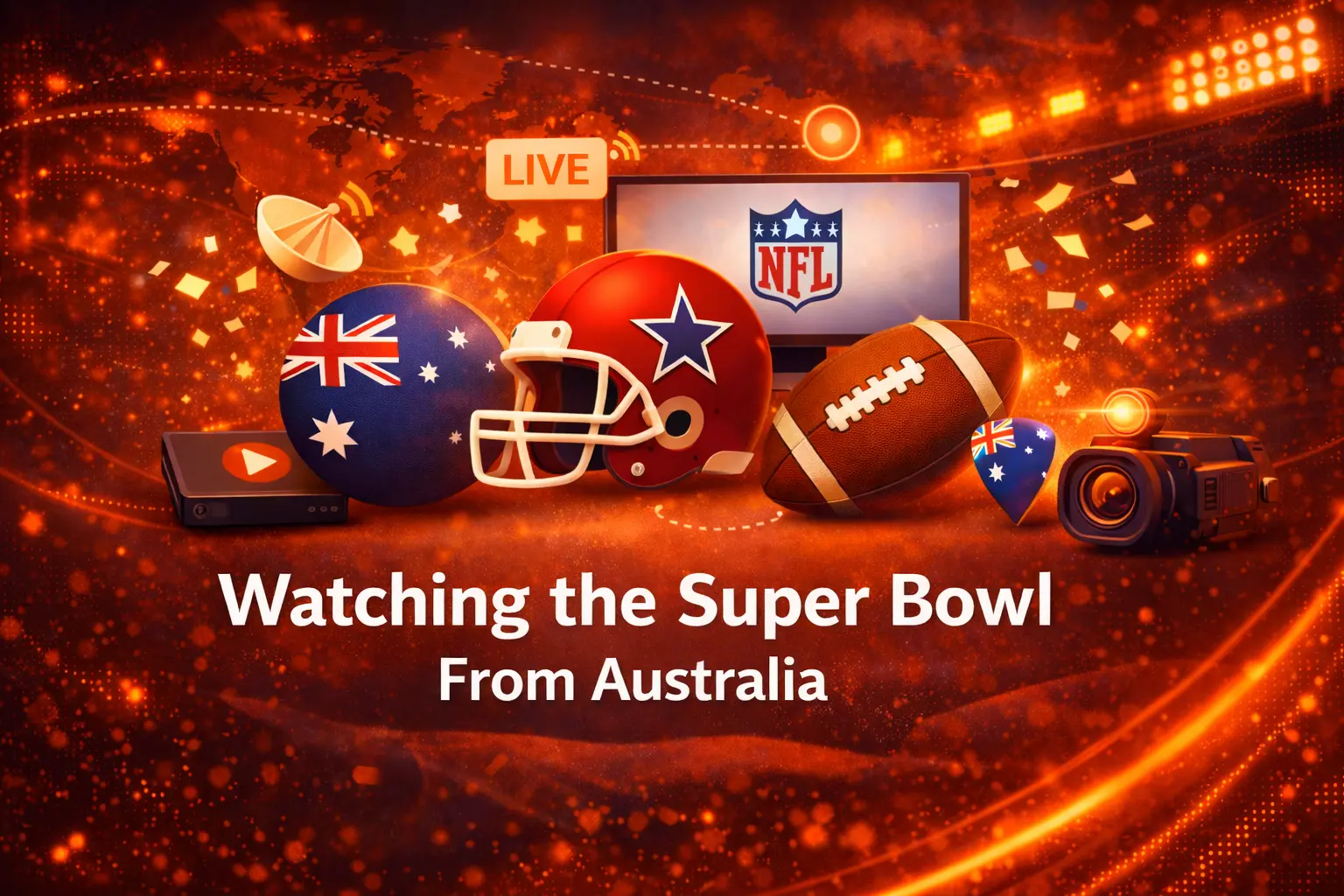 Watching the Super Bowl from Australia with live streaming