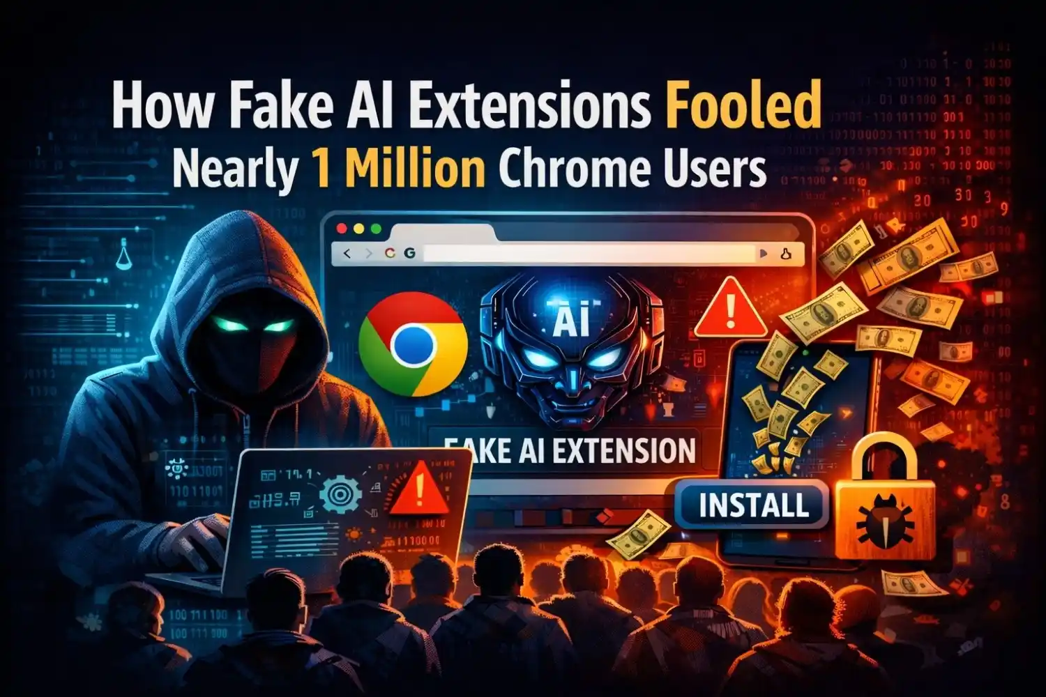 How Fake AI Extensions Fooled Nearly 1 Million Chrome Users