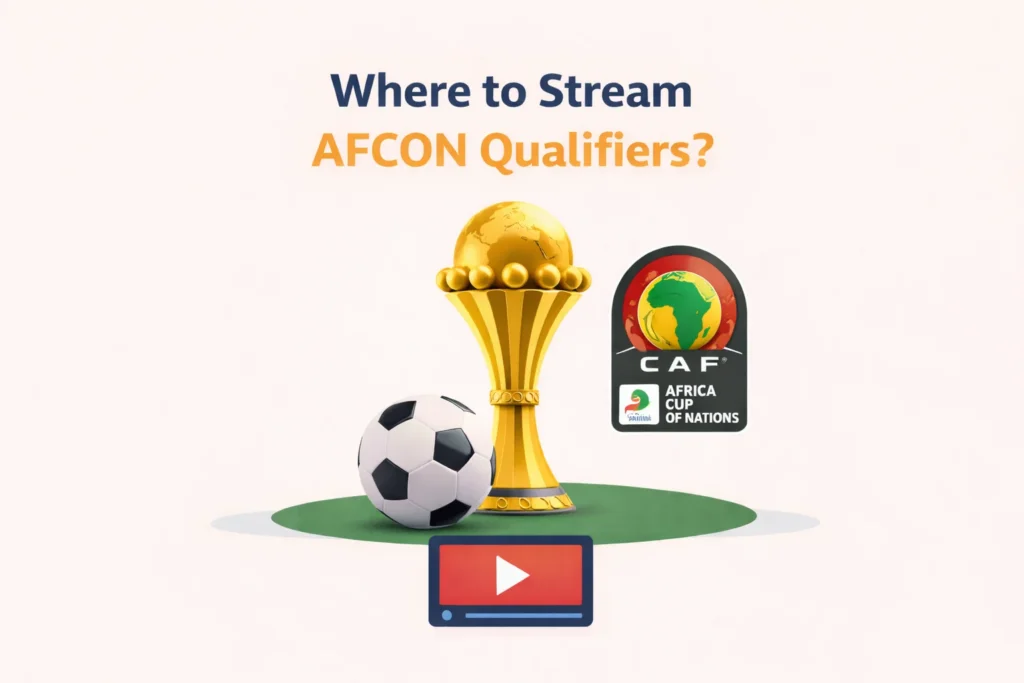 Where to Stream AFCON Qualifiers Live Online