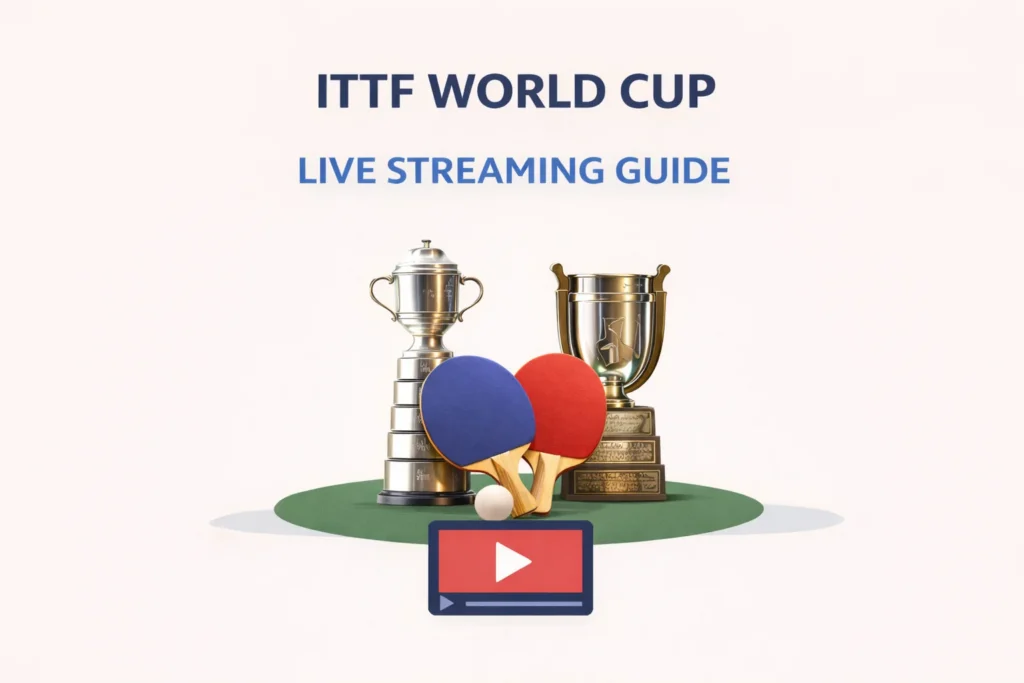 ITTF World Cup streaming guide