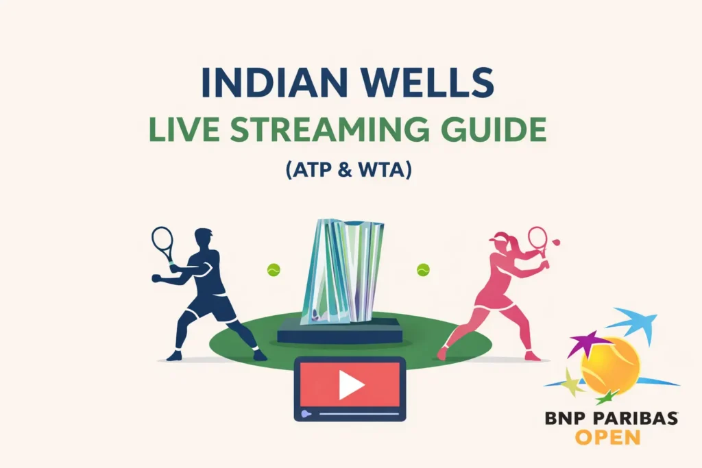 Indian Wells Live Streaming Guide (ATP & WTA)