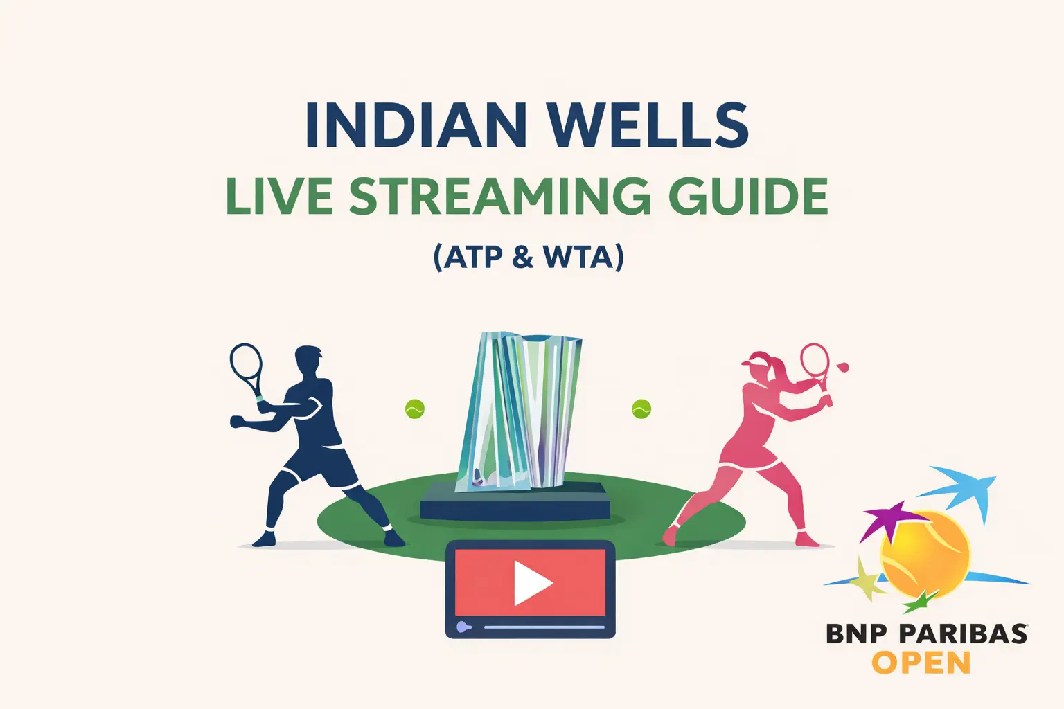 Indian Wells Live Streaming Guide (ATP & WTA)