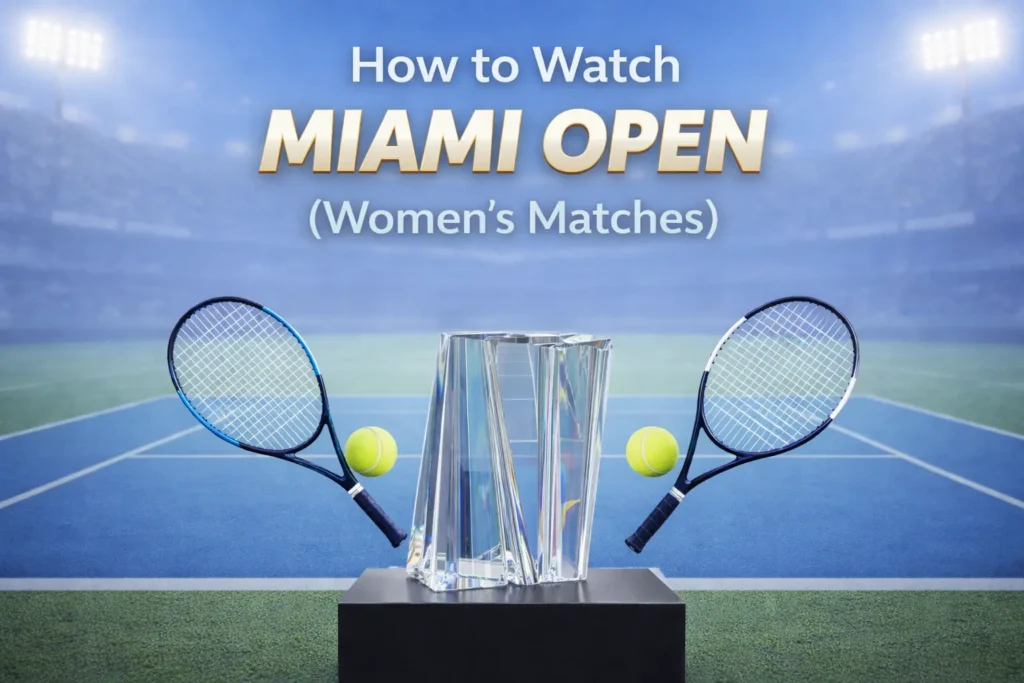 Where to Stream Women's Miami Open Online Worldwide
