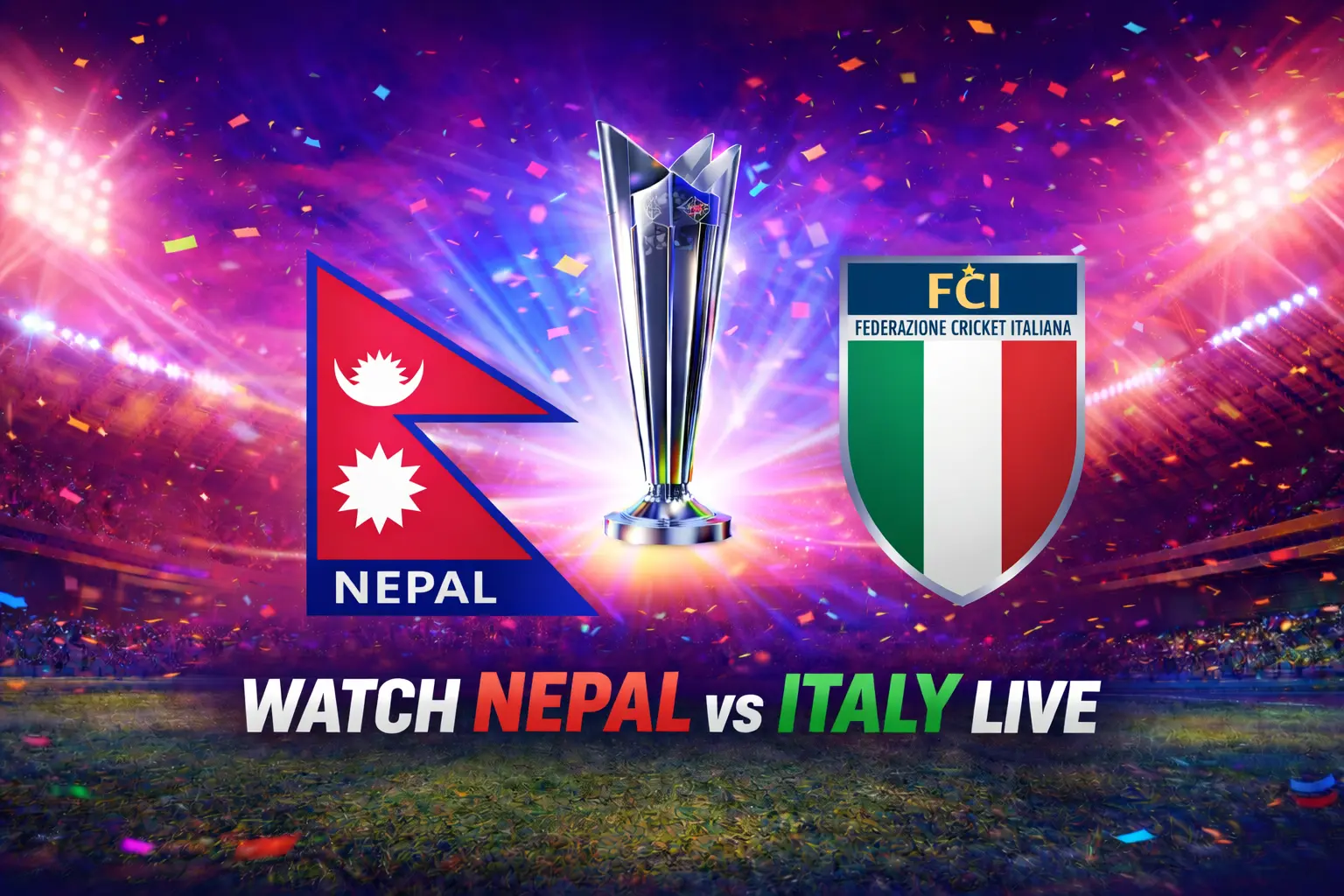 Watch Nepal vs Italy Live in the T20 World Cup 2026