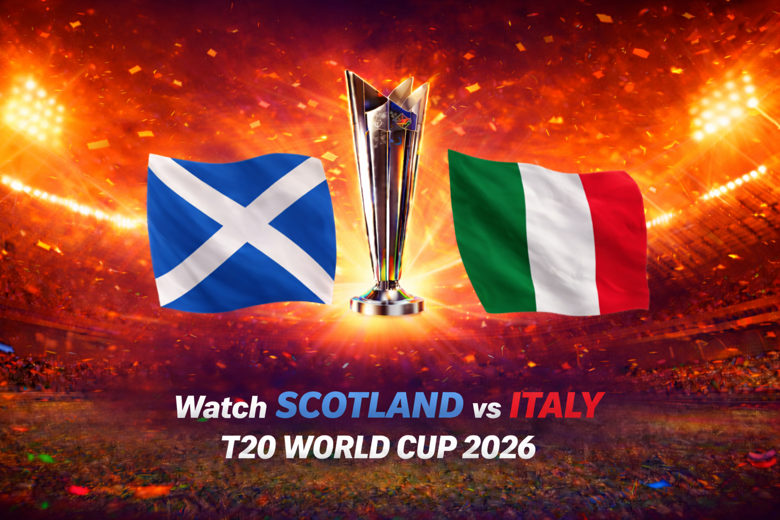 Scotland vs Italy T20 World Cup