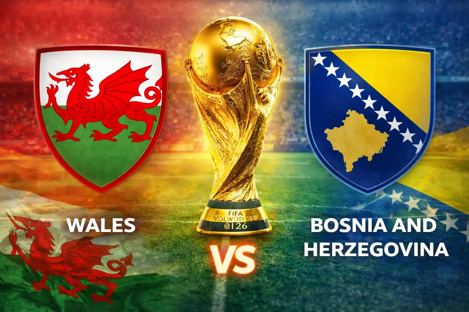 Wales vs Bosnia and Herzegovina FIFA World Cup Qualifier