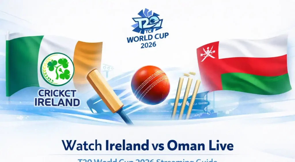 How to Watch Ireland vs Oman Live – T20 World Cup 2026 Streaming & TV Guide