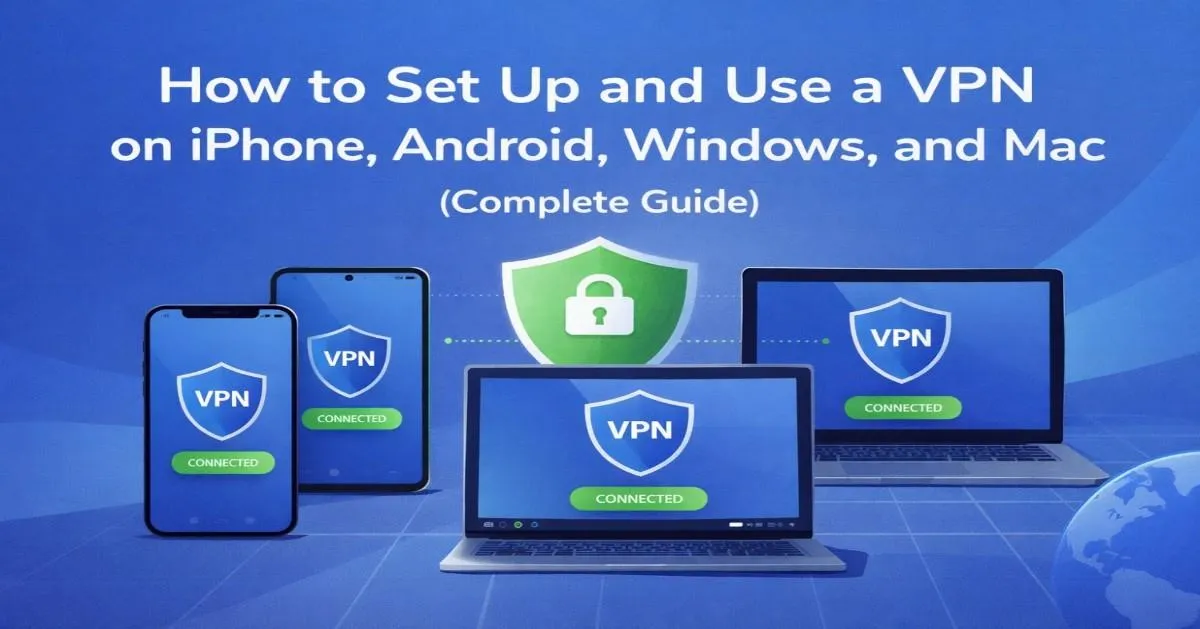 How to Set Up and Use a VPN on iPhone, Android, Windows, and PC
