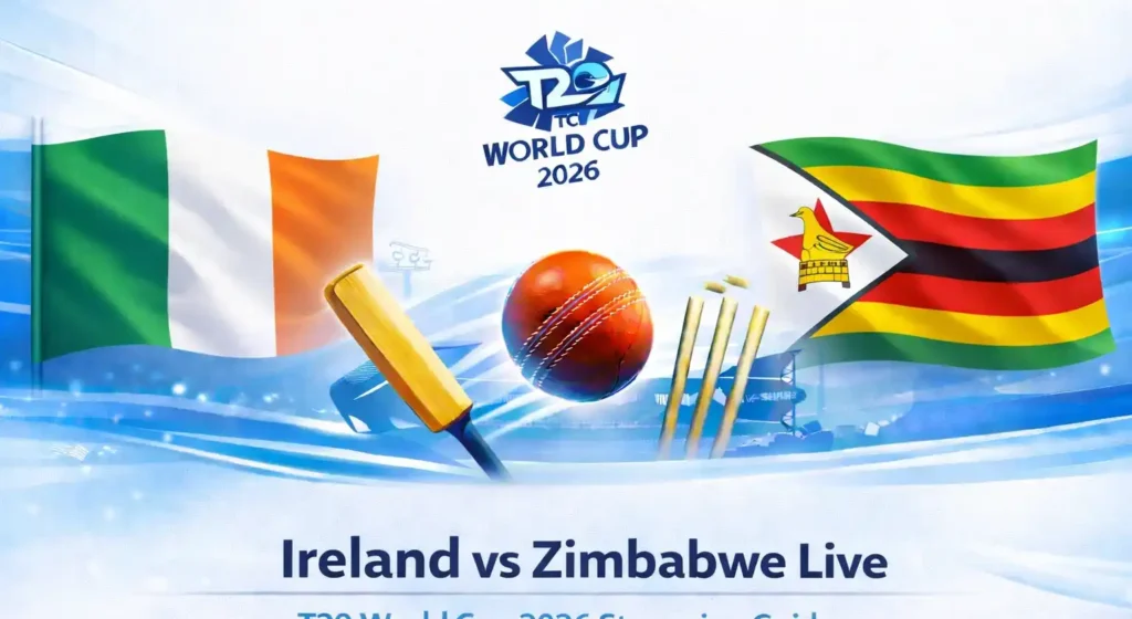 Watch Ireland vs Zimbabwe Live – T20 World Cup 2026 Streaming Guide