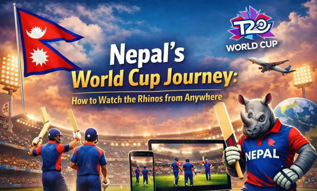 Nepal’s World Cup Journey: How to Watch the Rhinos from Anywhere