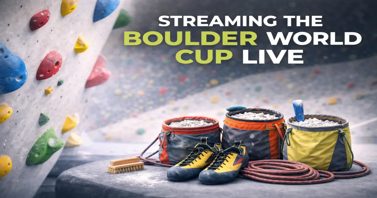 Watch Boulder World Cup Live From Anywhere