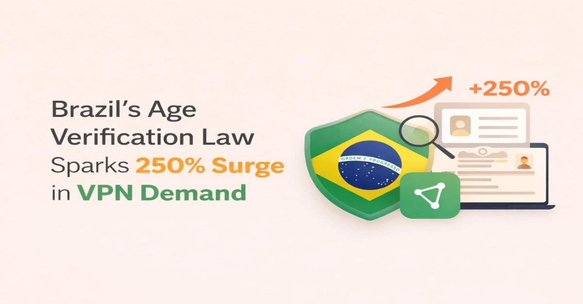 Brazil VPN Demand Sees Boost After Age-Verification Laws