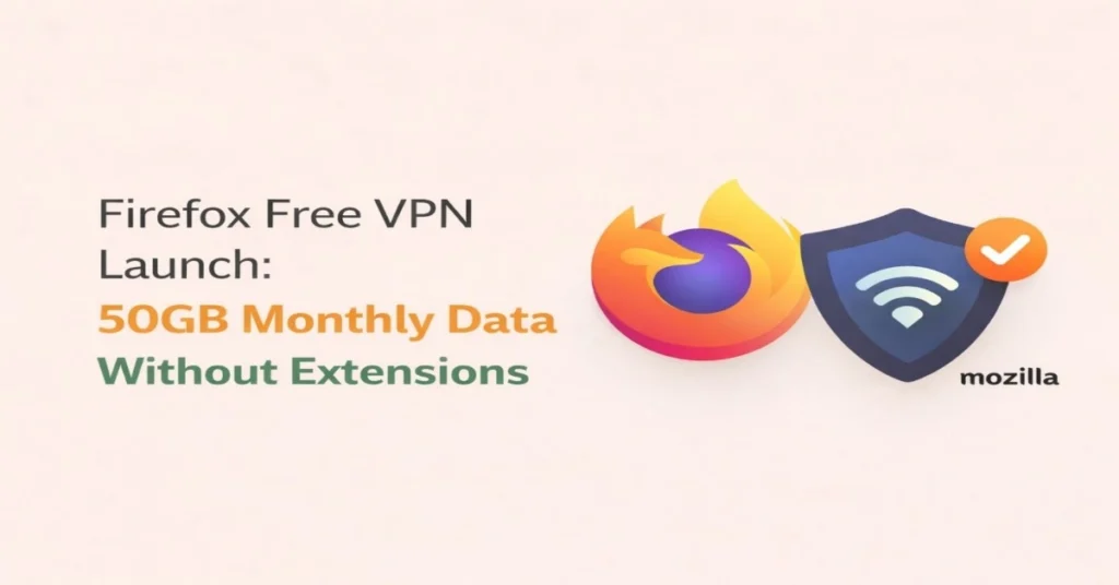 Firefox Free VPN