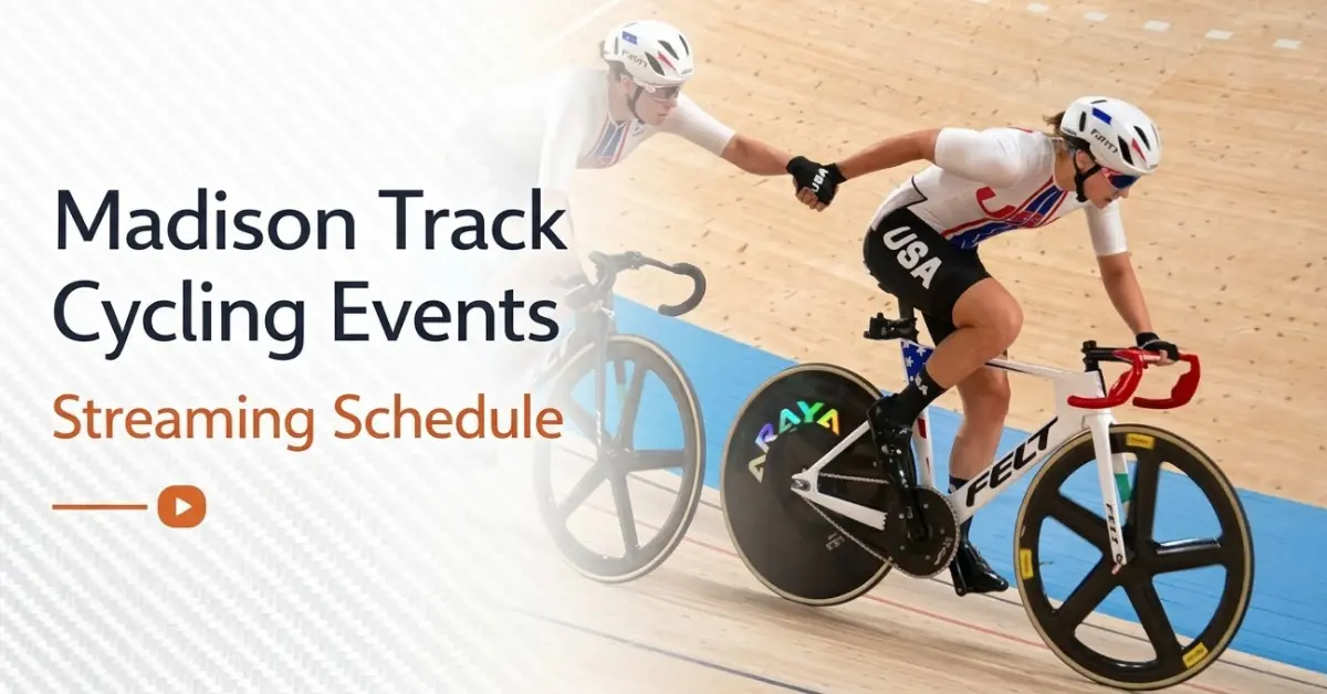 Watch Madison Track Cycling Live from Anywhere