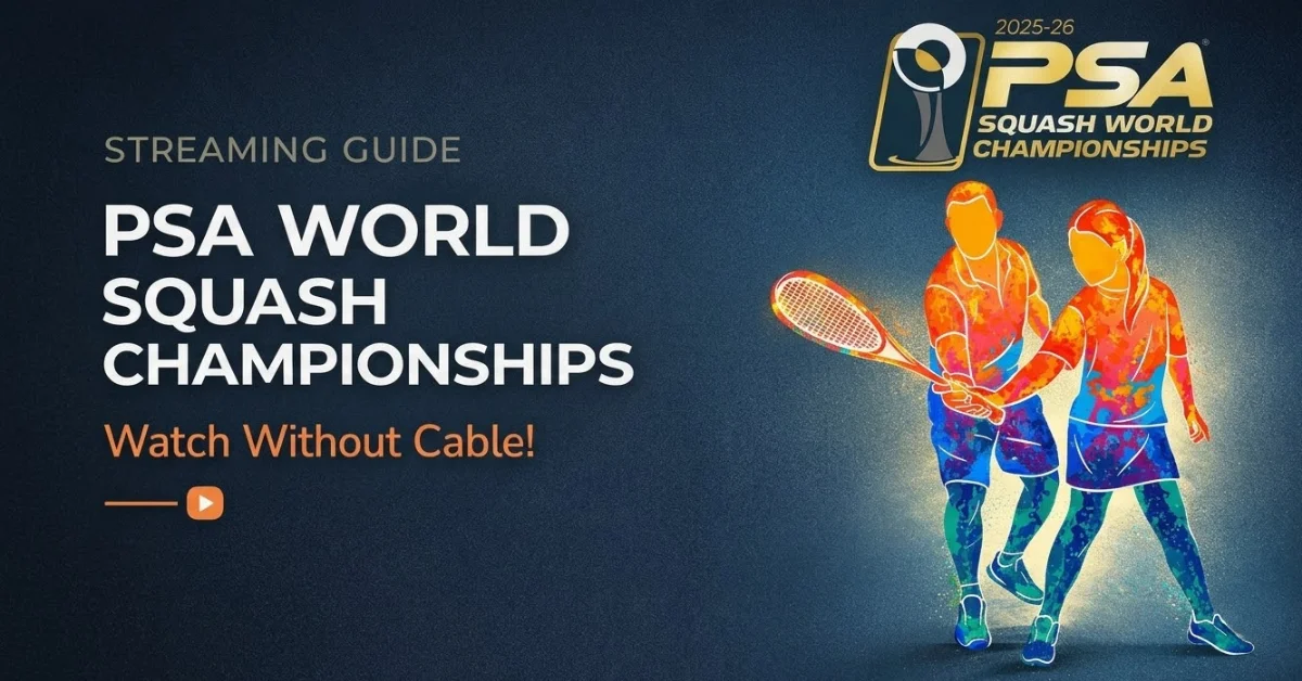Watch PSA World Squash Championships Live