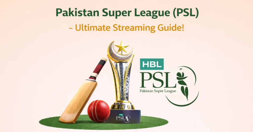 Watch Pakistan Super League Online
