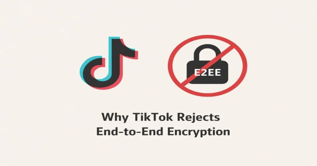 TikTok Rejects End-to-End Encryption Despite Industry Standards