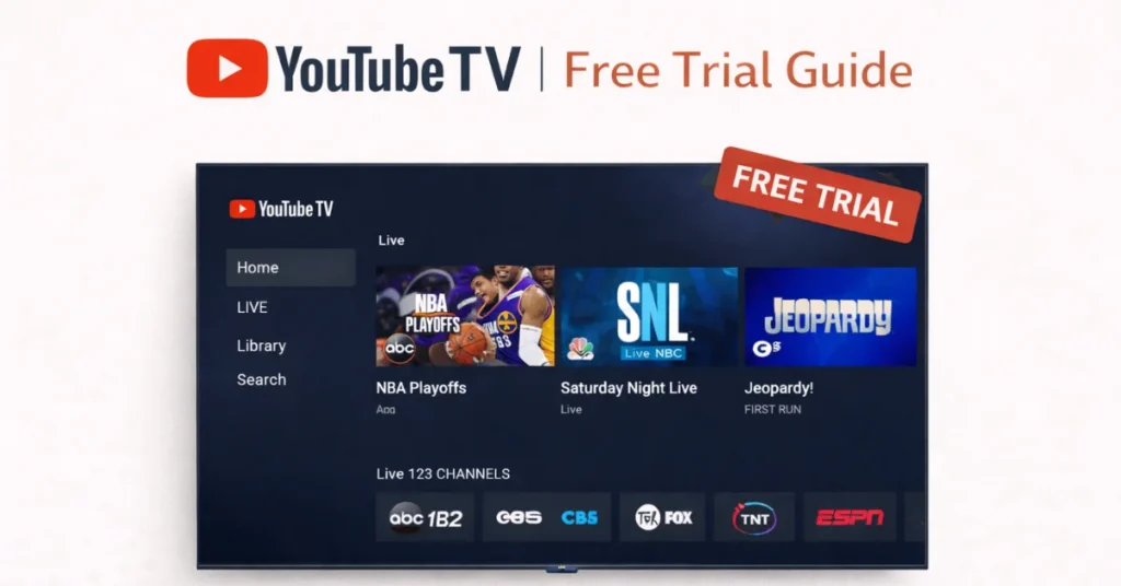 Watch YouTube TV from Anywhere | Free Trial Guide