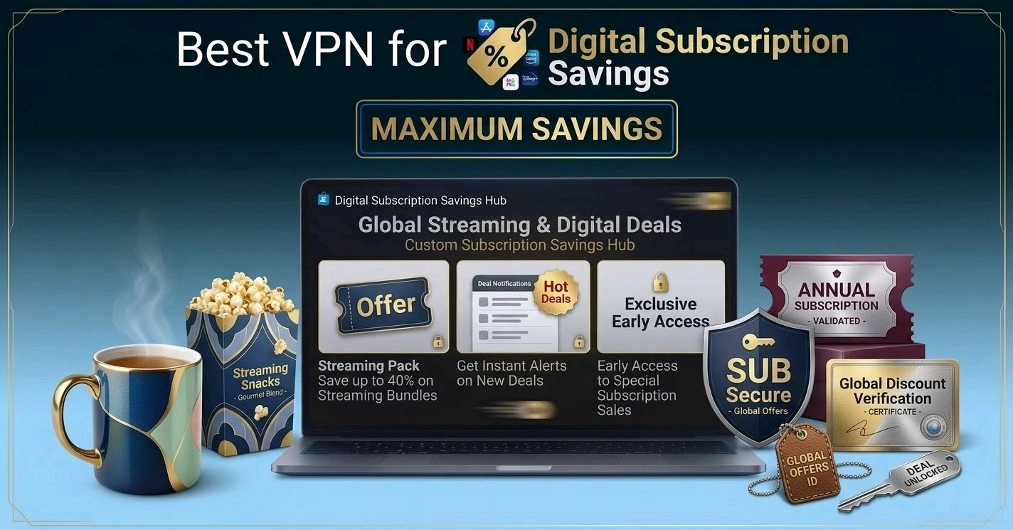 Best VPN for Digital Subscription Savings
