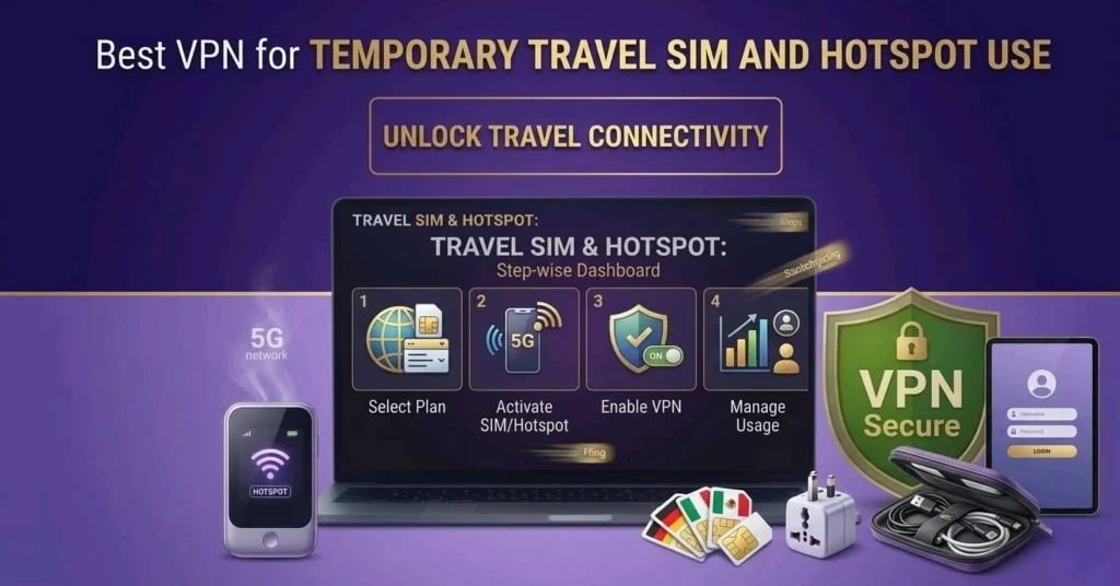 Best VPN for Temporary Travel SIM and Hotspot Use