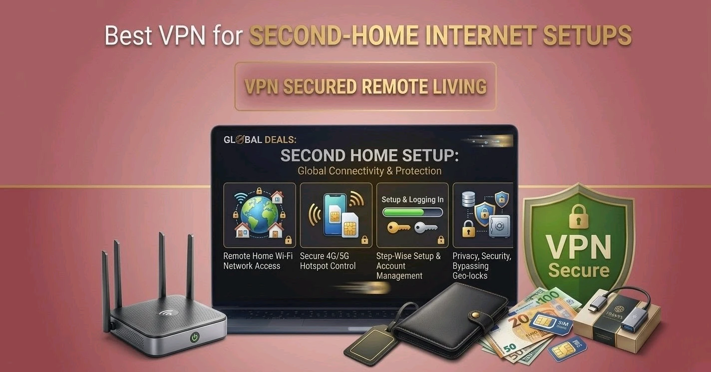 Best VPN for Second-Home Internet Setups