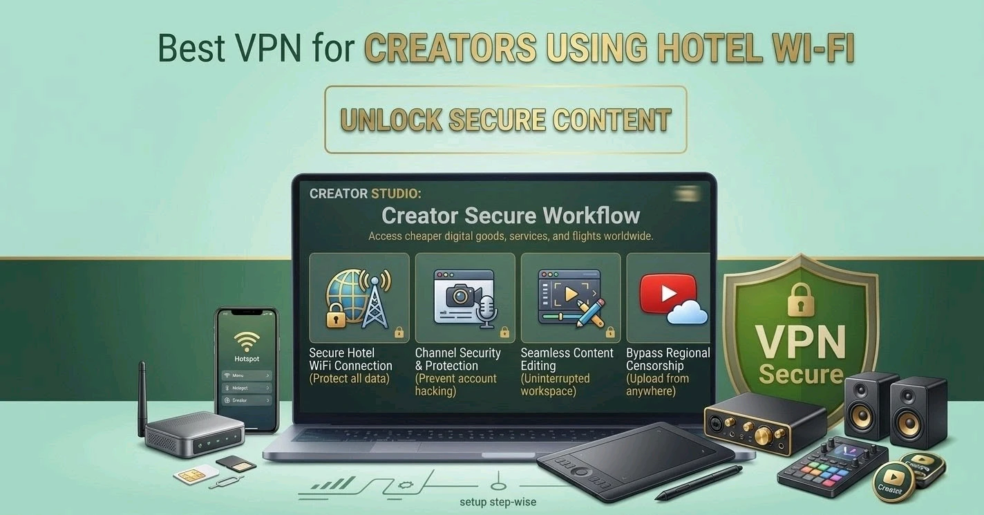 Best VPN for Creators Using Hotel Wi-Fi