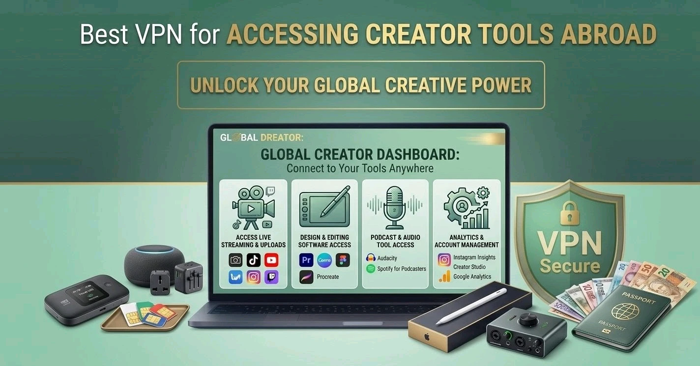 Best VPN for Accessing Creator Tools Abroad