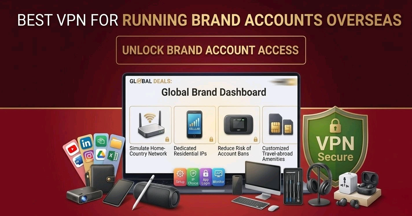 Best VPN for Running Brand Accounts Overseas