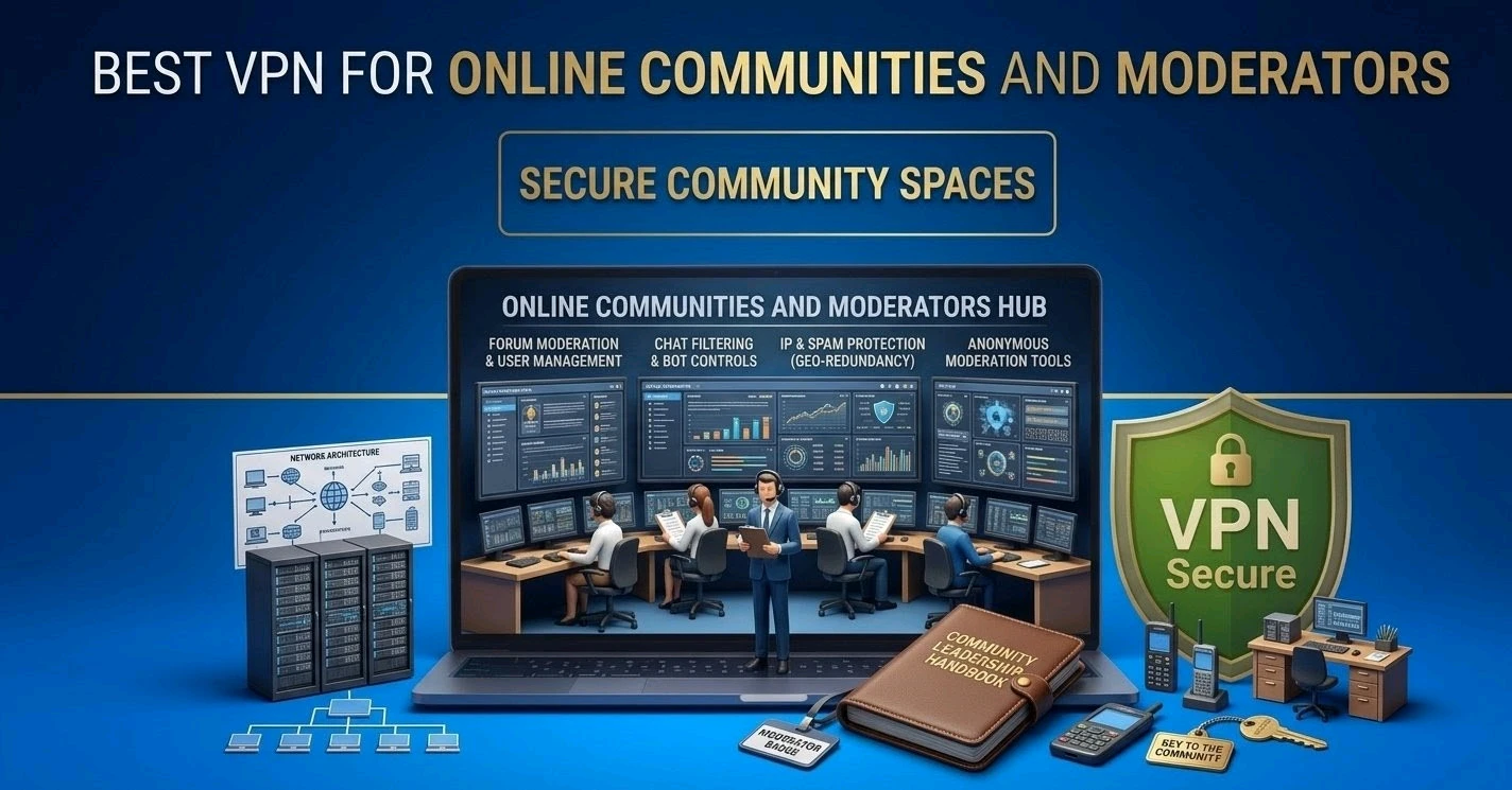 Best VPN for Online Communities & Moderators