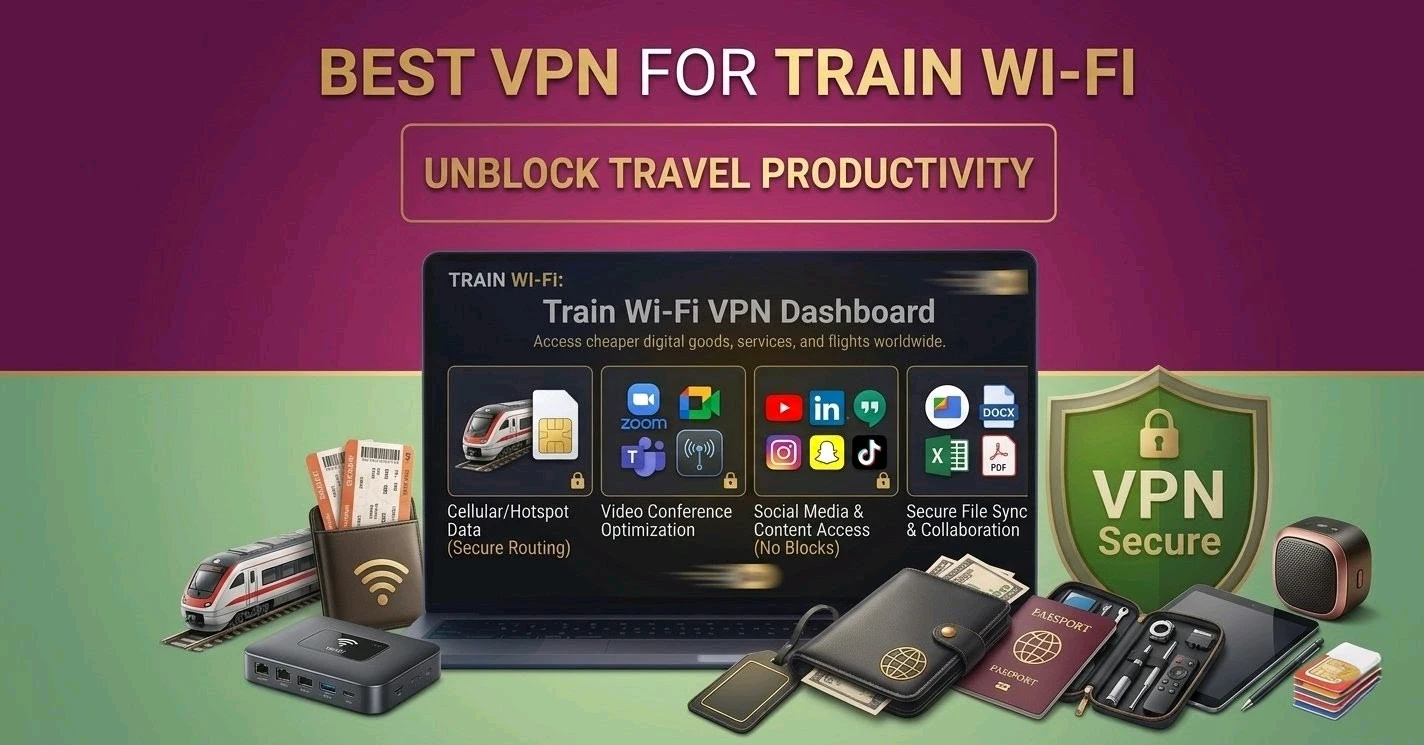 Best VPN for Train WiFi