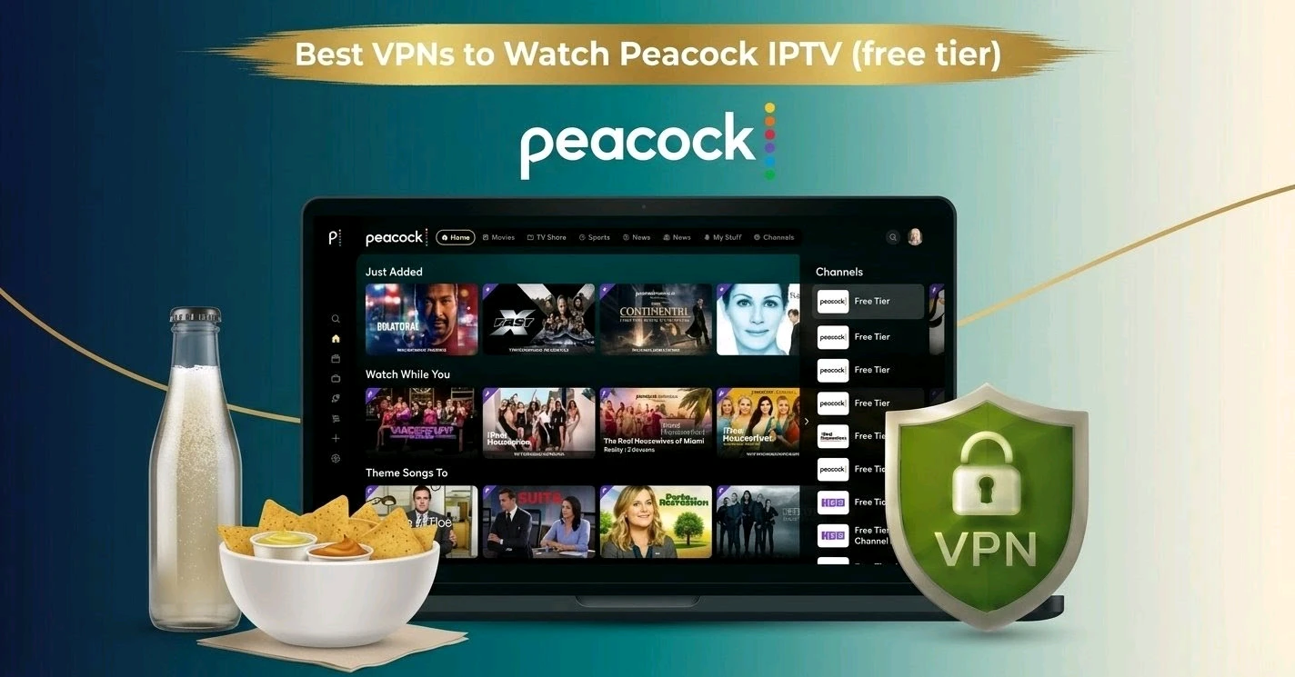 Best VPN For Peacock IPTV