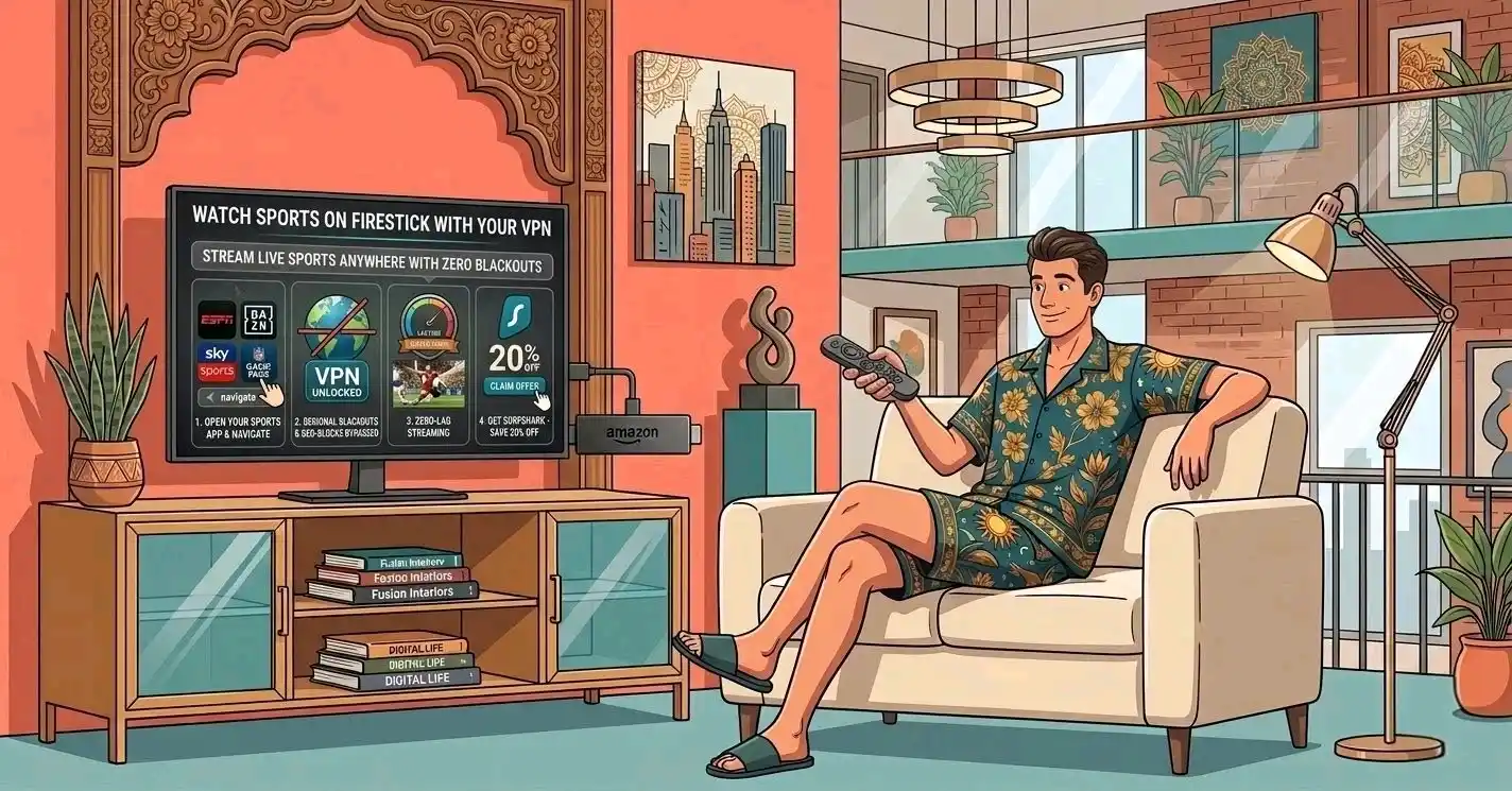 Best VPN for Firestick for Sports Streaming ( Final Step 4)