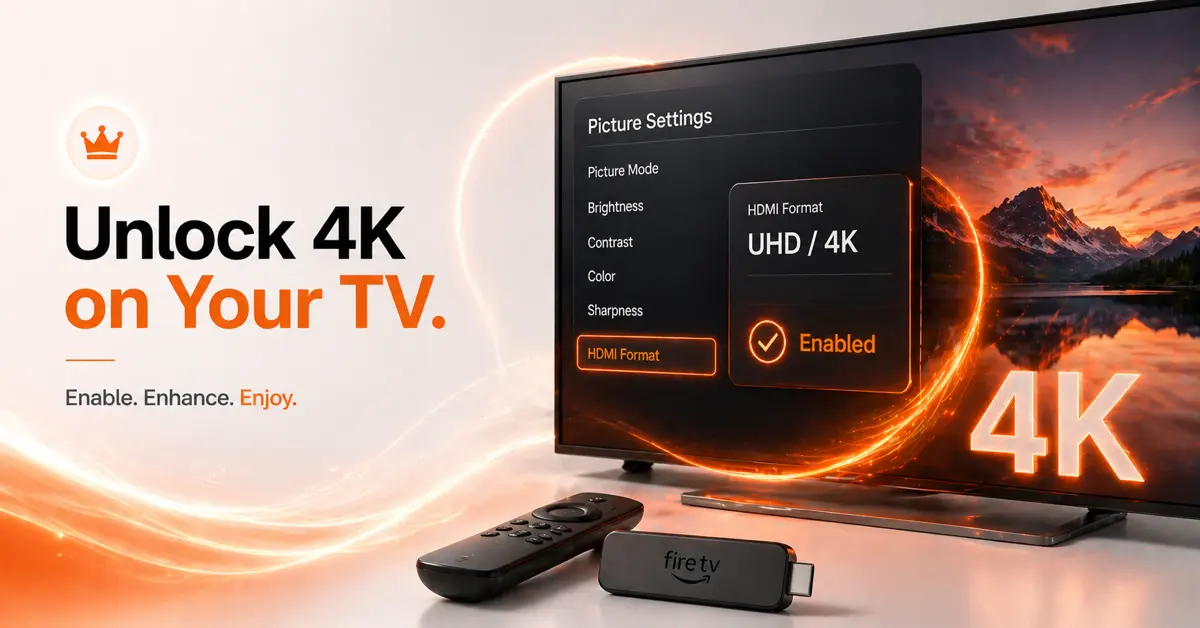 Why does my Firestick not show in 4K?