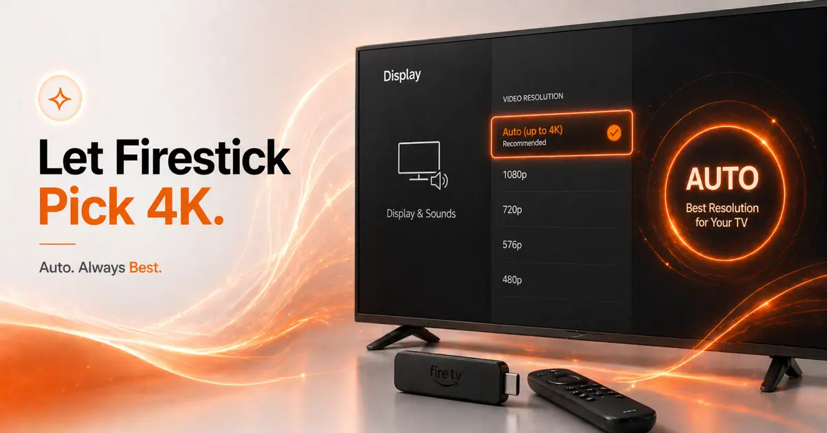 Why does my Firestick not show in 4K?