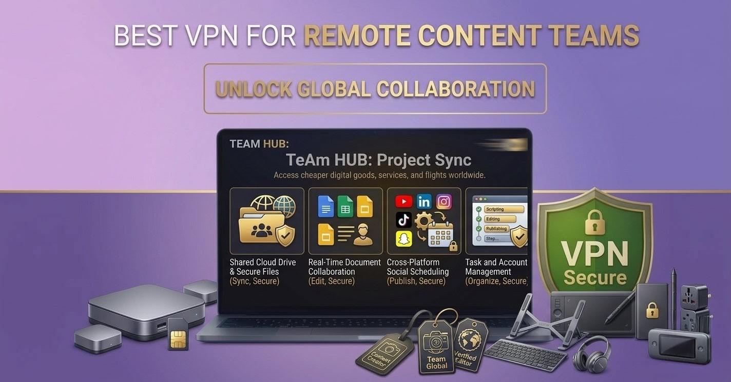 Best VPN for Remote Content Teams