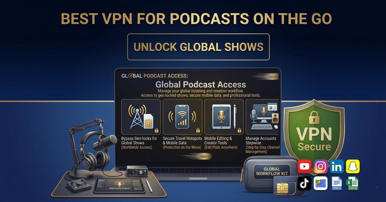 Best VPN for Podcast On The Go