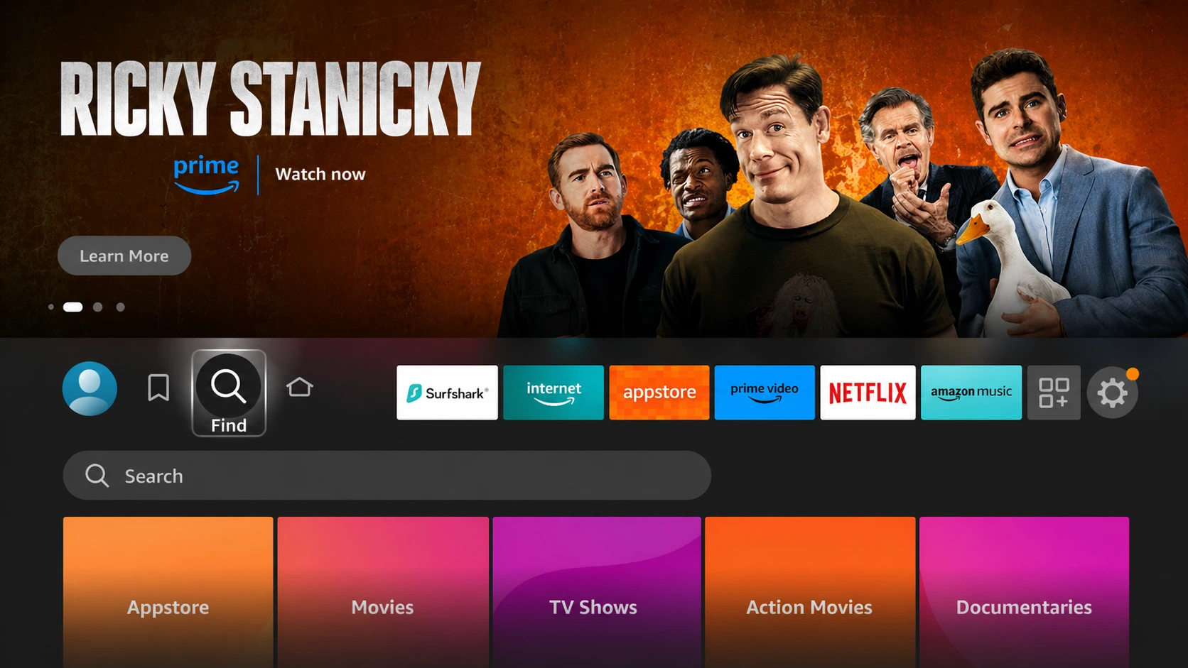 Search on FireTV