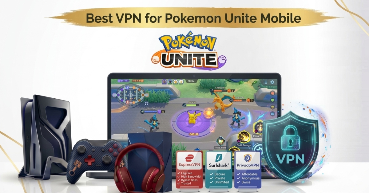 Best VPN for Pokemon Unite Mobile