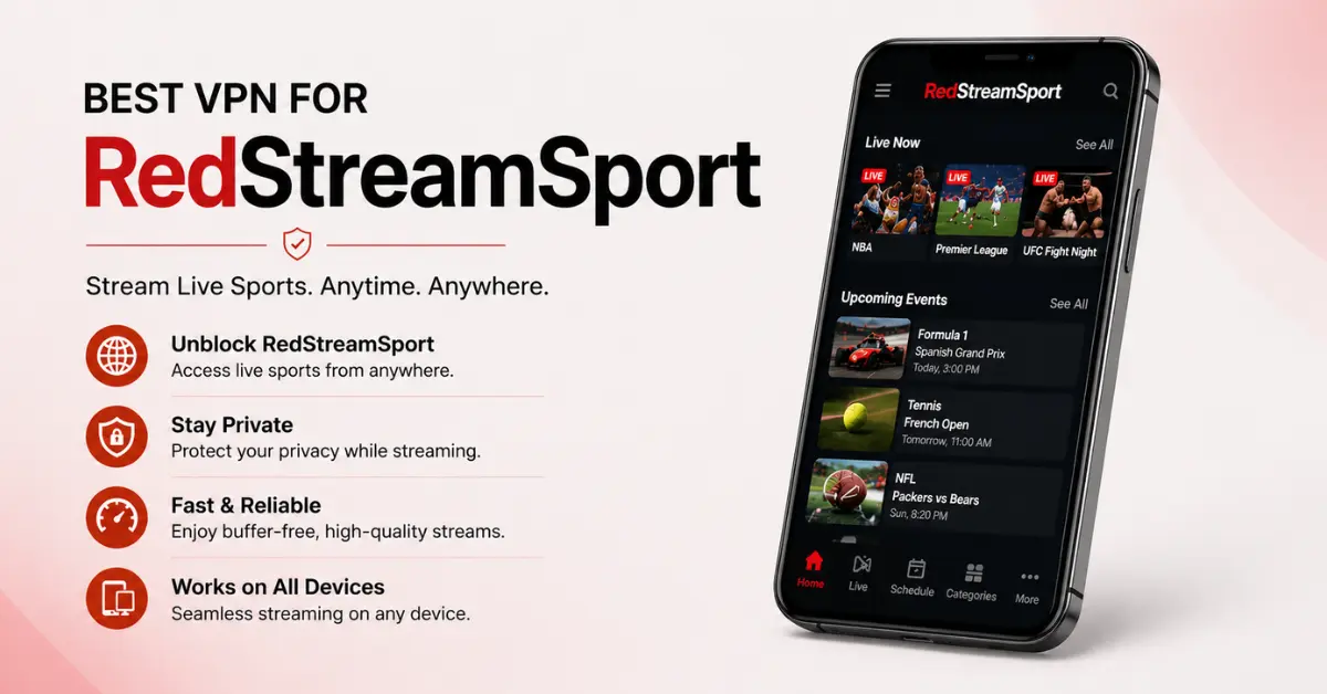 Best VPN for RedStreamSport