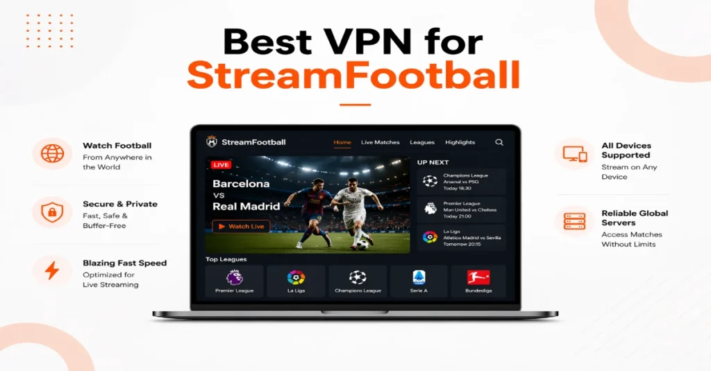 Best VPN for StreamFootball