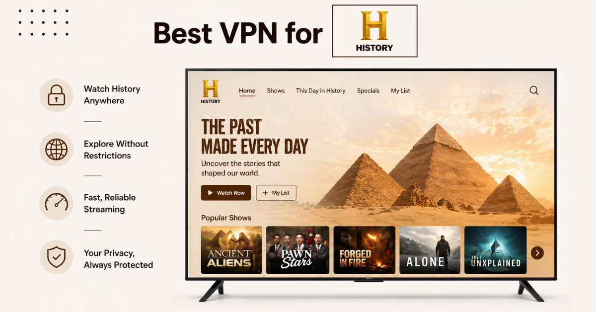 Best VPN for History Channel