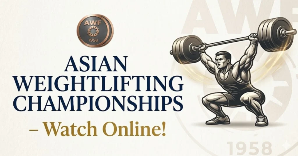 Watch Asian Weightlifting Championships Live