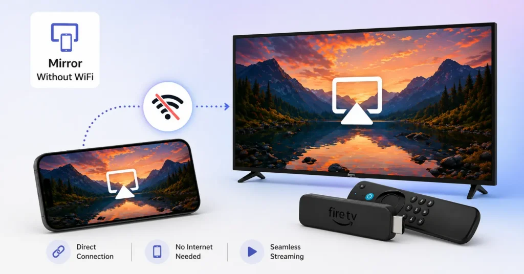 Can I Mirror My Screen Without WiFi on Firestick?