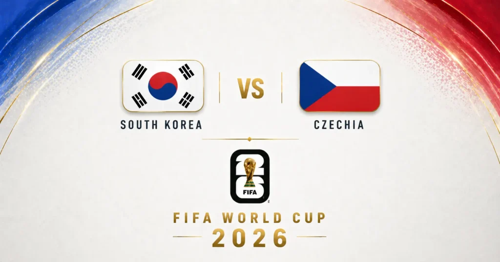 Watch South Korea vs Czechia Live
