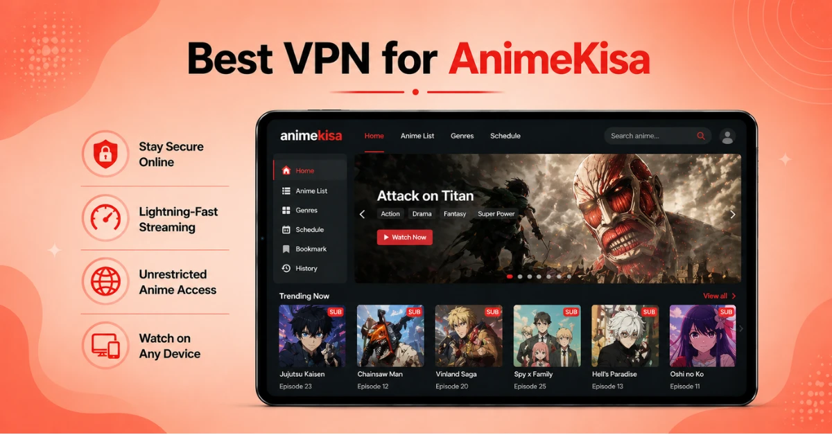 Best VPN for AnimeKisa