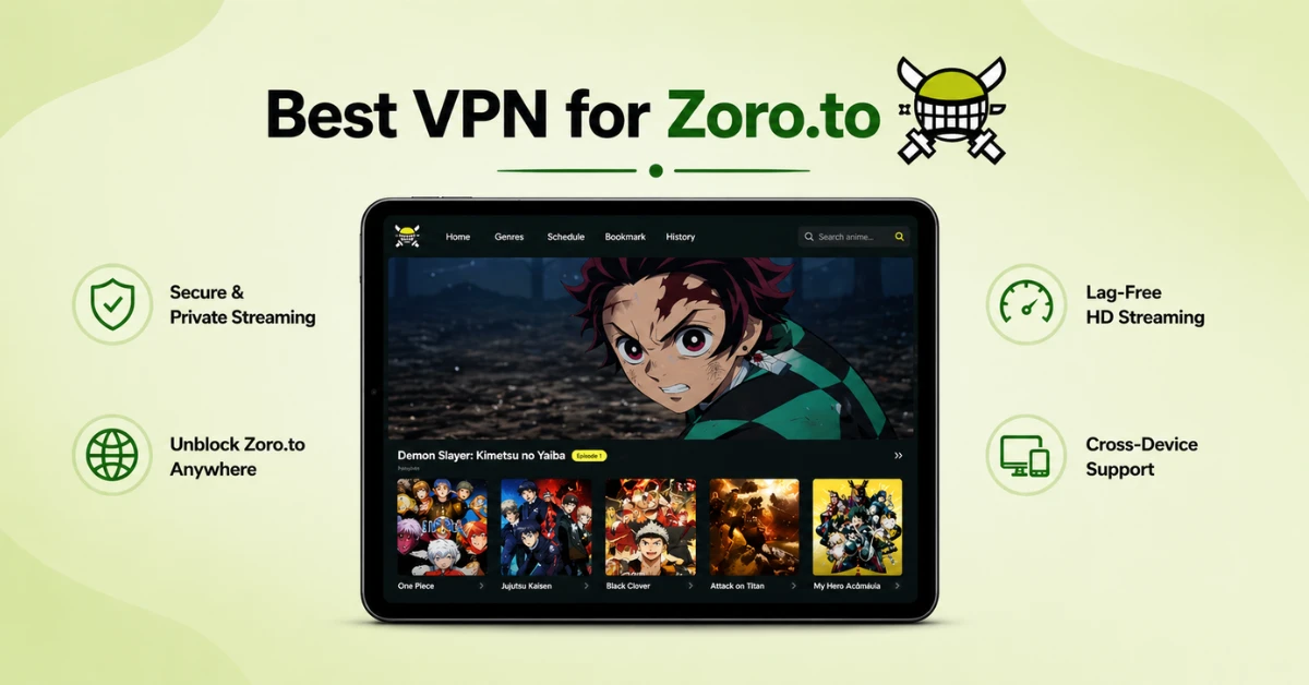 Best VPN for Zoro.to