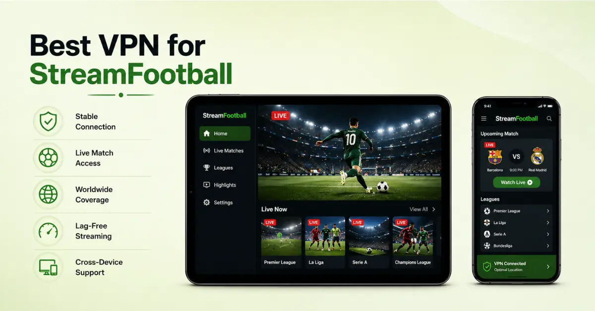 best VPN for StreamFootball