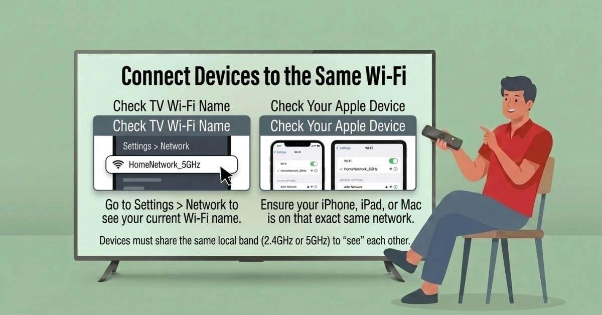 Connect Devices to the Same Wi-Fi