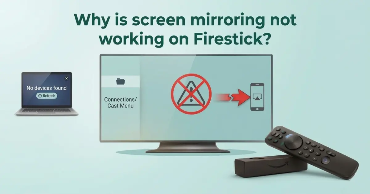 Step-by-Step Guide: Why is Screen Mirroring Not Working on Fire Stick ...