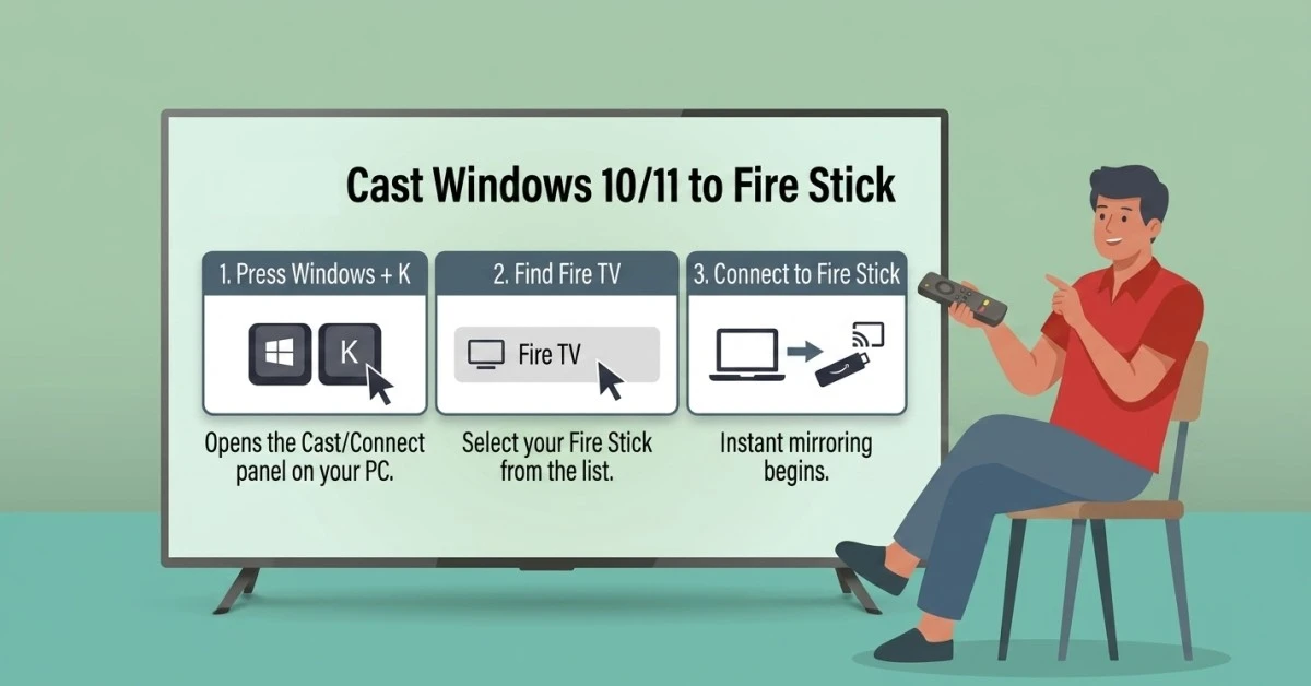 Cast Windows 10/11 to Fire Stick